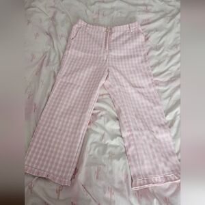 Sister Jane Pink Checked Trousers